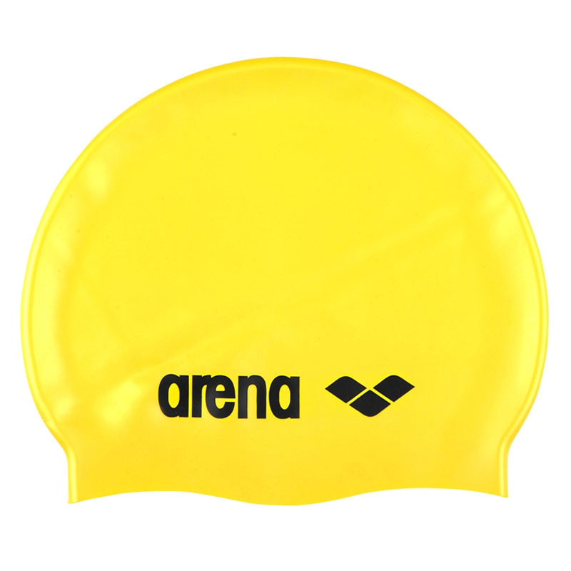 Шапочка для плавания Arena Classic Silicone желтая