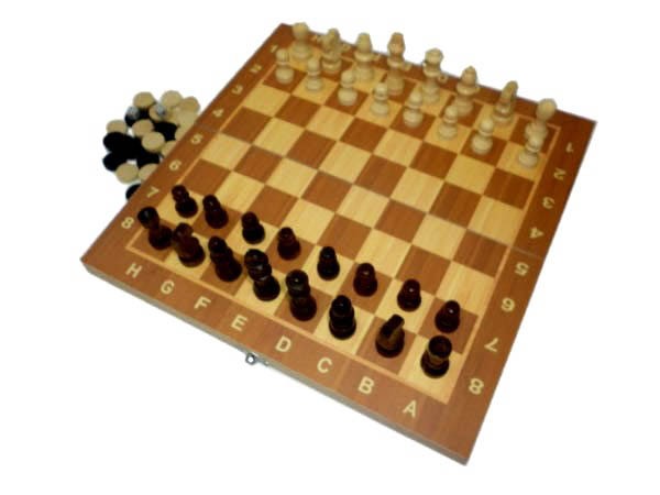 Набор игровой 3в1 (шахматы, шашки, нарды)