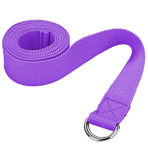 Ремешок для йоги фиолетовый