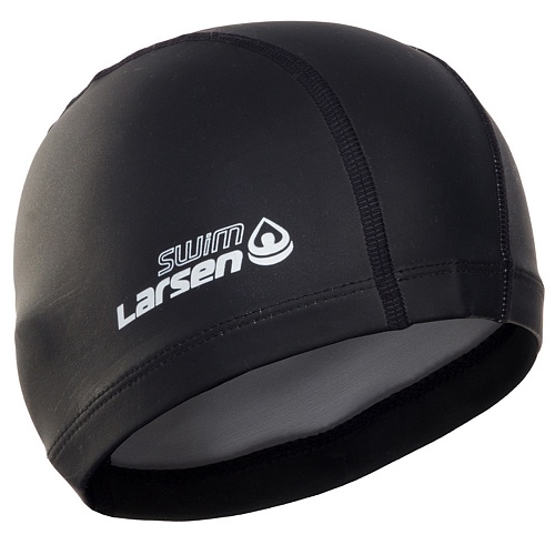 Шапочка для плавания Larsen Ultra черная 