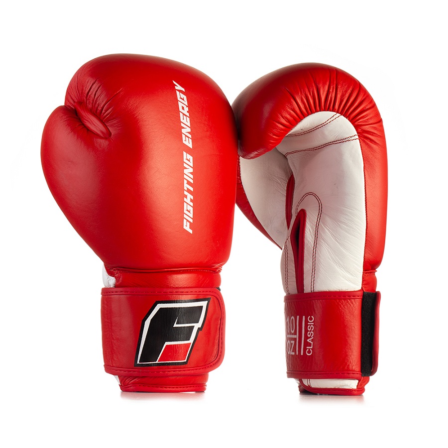 Перчатки бокс Fighting Energy Classic красные 