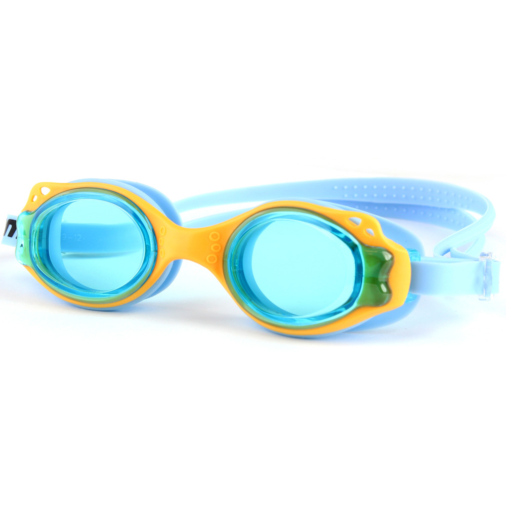 Очки для плавания Larsen детские желт/голуб