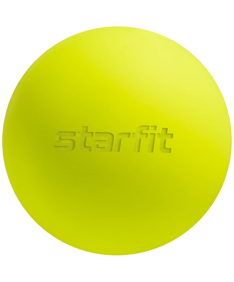 Мяч для МФР 6 см, силикагель, ярко-зелен 