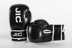 Перчатки бокс JIC PU черные
