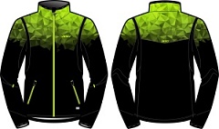 Куртка разминочная KV+ Tornado желт/черн