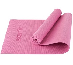 Коврик для йоги Starfit 173*61*0.8см розовый пастель 