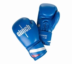 Перчатки бокс Clinch Olimp Plus синие