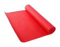 Коврик для йоги Larsen 173*61*0.5см красный