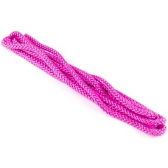 Скакалка для худож гимнастики розовая 